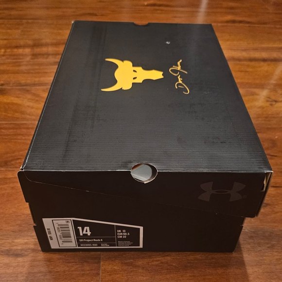 Men\'s UNWORN UA Project Rock 4 size 14